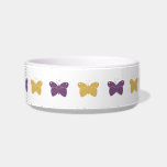 Pretty Butterfly Pet Bowl<br><div class="desc">Cute butterfly art pet bowl. Personalize & customize to your needs!</div>