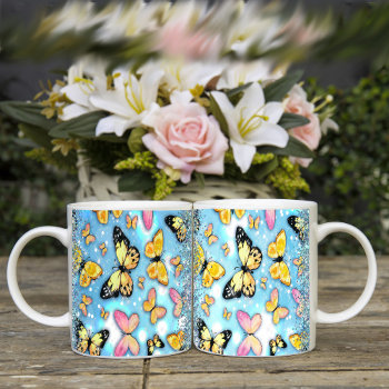 Pretty Butterfly Print  Coffee Mug by PaintedDreamsDesigns at Zazzle