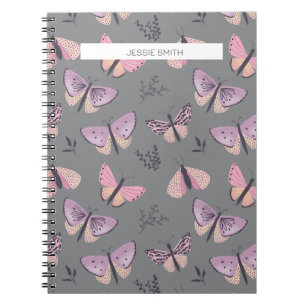 Pretty Butterfly Print Notebook