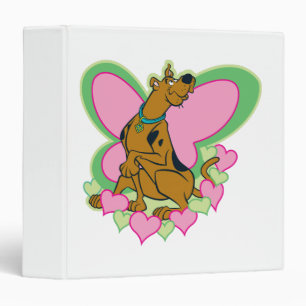Pretty Butterfly Scooby-Doo 3 Ring Binder