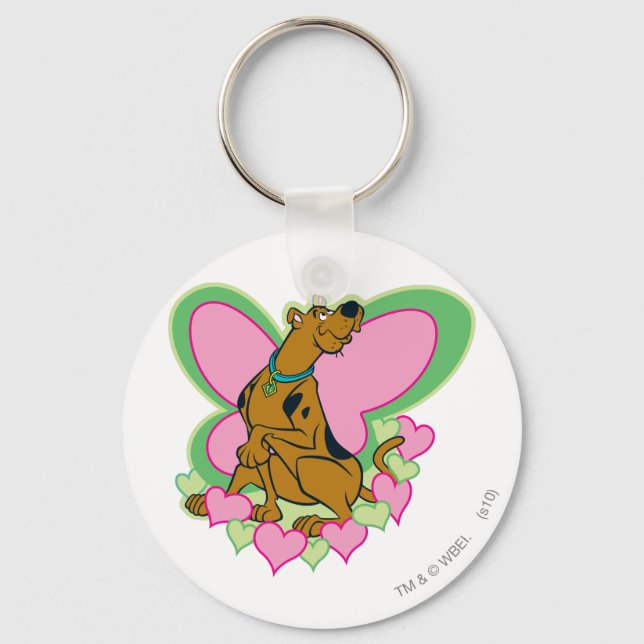 Pretty Butterfly Scooby-Doo Keychain (Front)