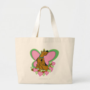 Pretty Butterfly Scooby-Doo Large Tote Bag