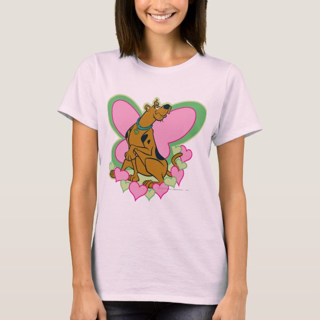 Pretty Butterfly Scooby-Doo T-Shirt (Front)