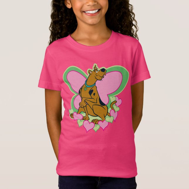 Pretty Butterfly Scooby-Doo T-Shirt (Front)