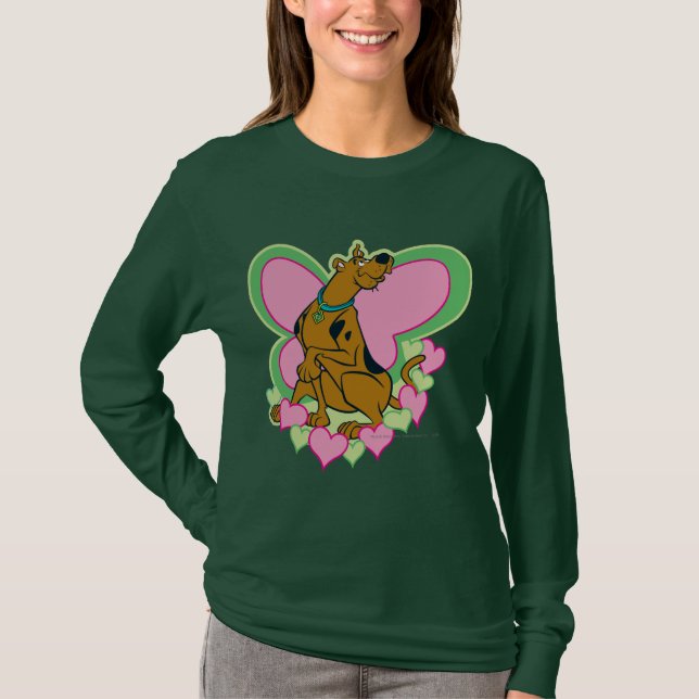 Pretty Butterfly Scooby-Doo T-Shirt (Front)