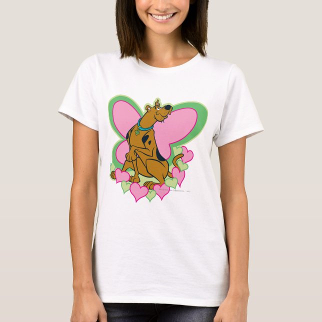 Pretty Butterfly Scooby-Doo T-Shirt (Front)