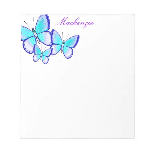 Pretty Butterfly Trio Notepad