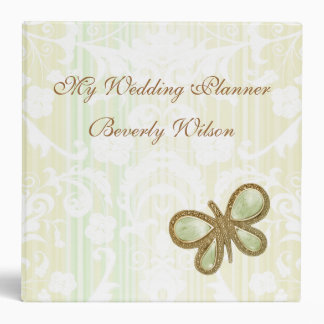 Pretty butterfly Wedding Binder