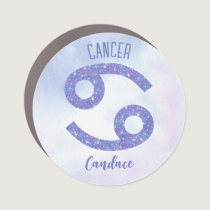 Pretty Cancer Astrology Sign Personalized Purple