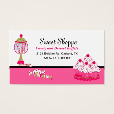 Candy Buffet And Dessert Tables Business Card Zazzle