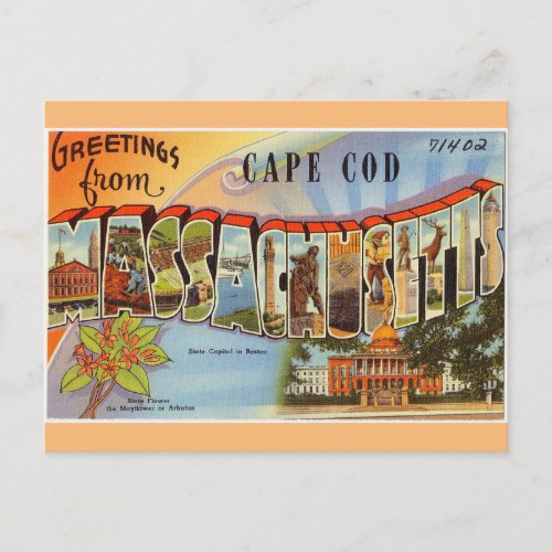 Pretty Cape Cod Postcard