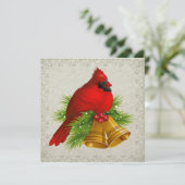 Pretty Cardinal Elegant Invitation | Zazzle
