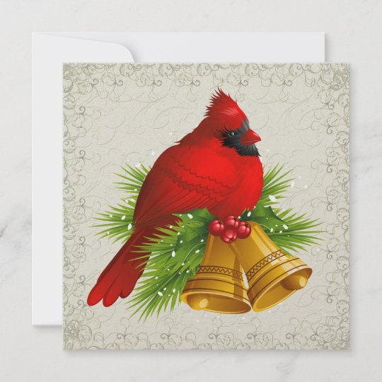 Pretty Cardinal Elegant Invitation | Zazzle.com