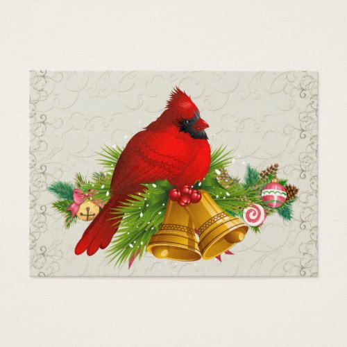 Pretty Cardinal Gift Enclosure Business Card _ SRF