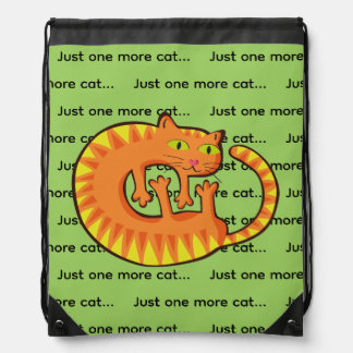 Pretty Cat, cat, kitty Drawstring Bag