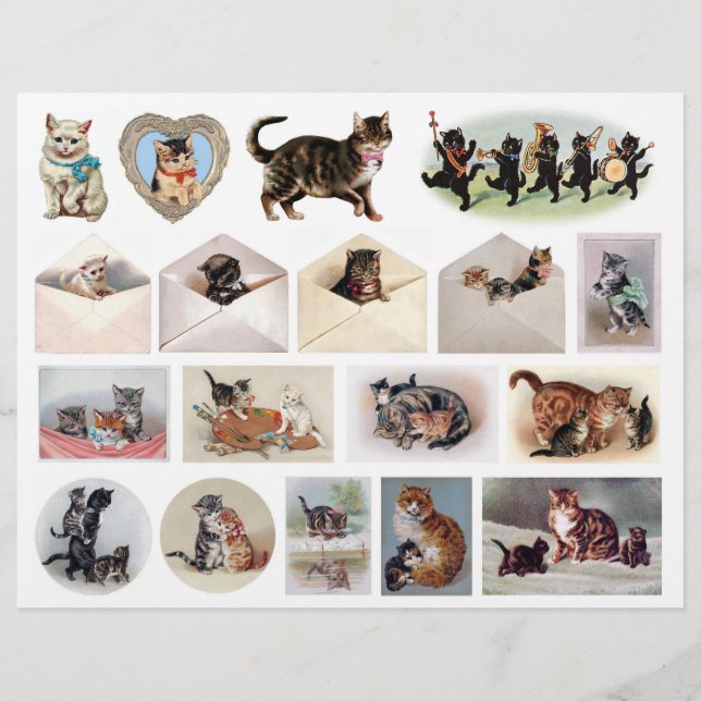 Pretty Cat Ephemera by Helena Maguire (1860-1909) (Front)