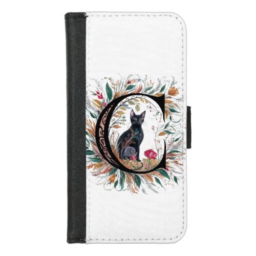 Pretty cat wallet case