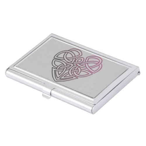 Pretty Celtic Heart design Business Card Case