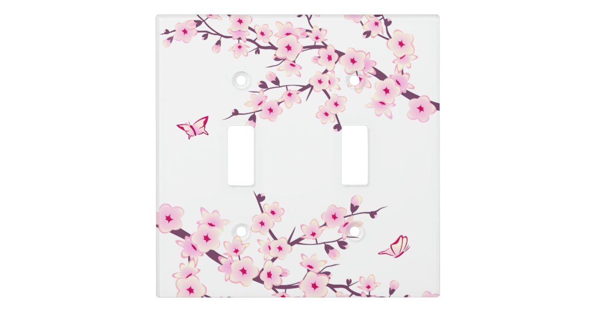 Pretty Cherry Blossom Light Switch Cover Zazzle Com
