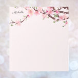Pretty Cherry Blossoms Notepad Your Text at Zazzle