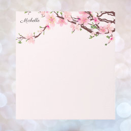 Pretty Cherry Blossoms Notepad YOUR TEXT