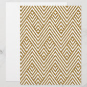 Pretty chevron zigzag diamond shapes pattern (Front/Back)