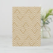 Pretty chevron zigzag diamond shapes pattern (Standing Front)