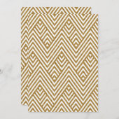 Pretty chevron zigzag diamond shapes pattern (Front/Back)