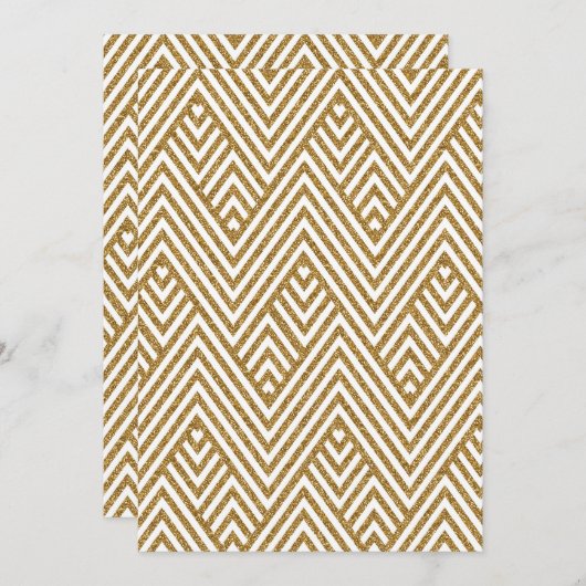 Pretty chevron zigzag diamond shapes pattern (Front/Back)