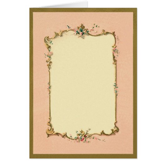 Pretty Chic Vintage French Blank Page Border (Front)