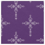 Pretty Christian Cross Religious Fabric
