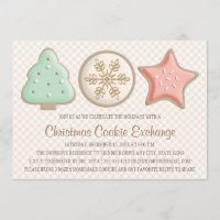 PRETTY CHRISTMAS COOKIE SWAP INVITATIONS