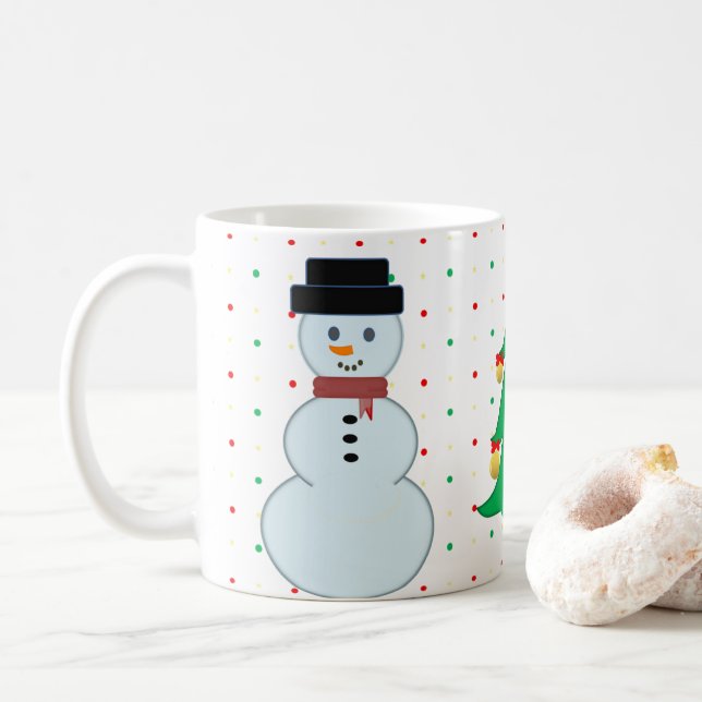 Pretty Christmas Cup (With Donut)
