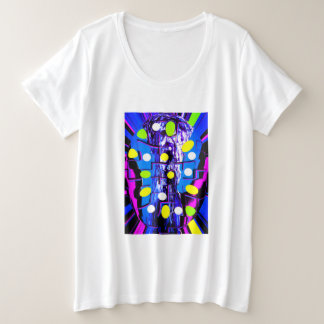 Pretty Christmas lights festive season Plus Size T-Shirt