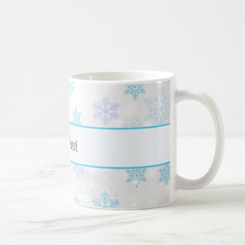 Pretty Christmas Snowflakes Coffee Mug