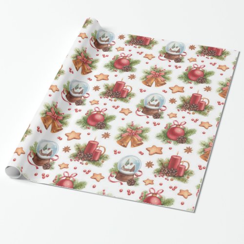 Pretty Christmas Wrapping Paper