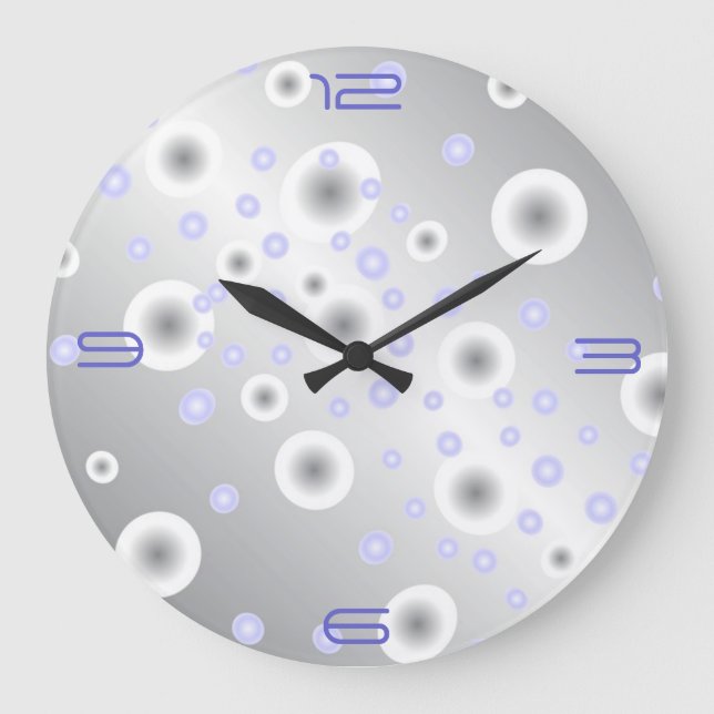 Pretty Circle Design >Artistic Kitchen Clocks (Front)