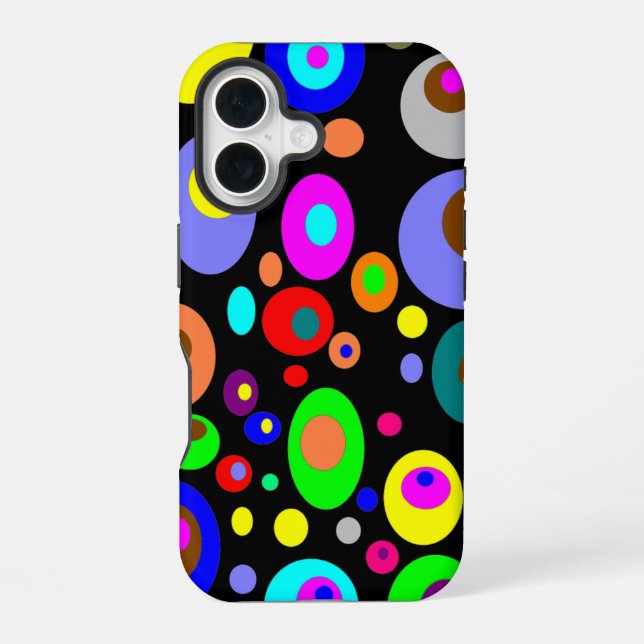 Pretty Circles  Iphone Case (Back)