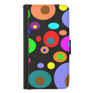 Pretty Circles Samsung Galaxy S5 Wallet Case