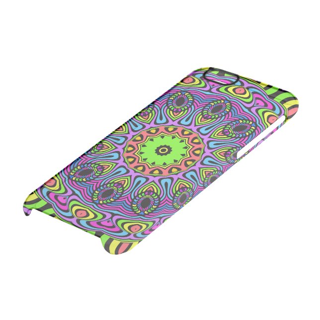 Pretty Clock Mandala I + your ideas Uncommon iPhone Case (Bottom)