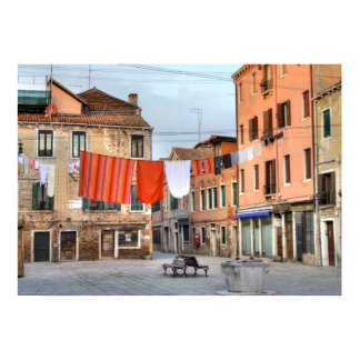 Pretty Clotheslines At Campo Ruga Poster