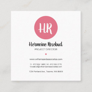 Pretty Colorful Floral Pattern Business Card