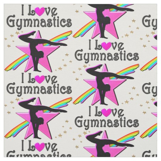 PRETTY COLORFUL GYMNASTICS FABRIC