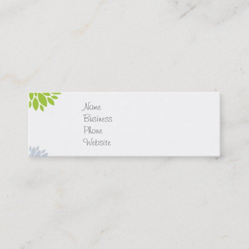 Pretty Colorful Hippie Elephant Flower Power Business Cards