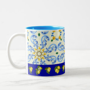 Pretty Colorful Mediterranean Coffee Mug