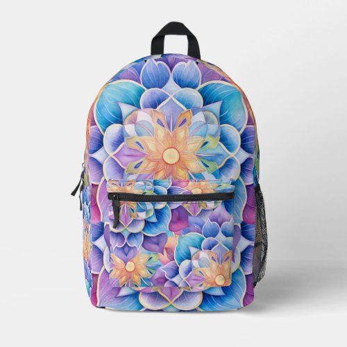 Pretty Colorful Pastel Mandala Backpack