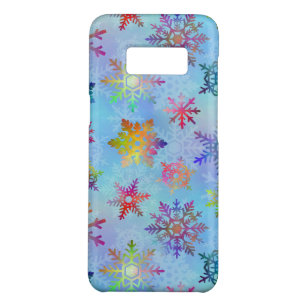 Pretty Colorful Snowflakes Christmas Pattern Case-Mate Samsung Galaxy S8 Case
