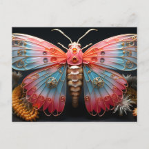 Pretty Colorful Steampunk Butterfly