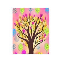 Pretty Colorful Tree Illustration