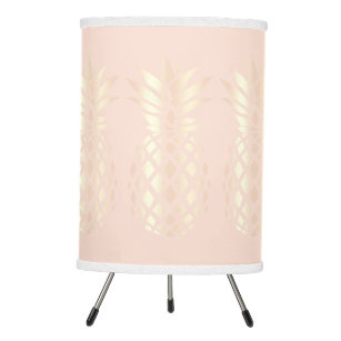 rose gold pineapple lamp